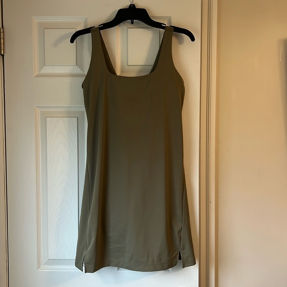 Old Navy PowerSoft Square-Neck Athletic Dress